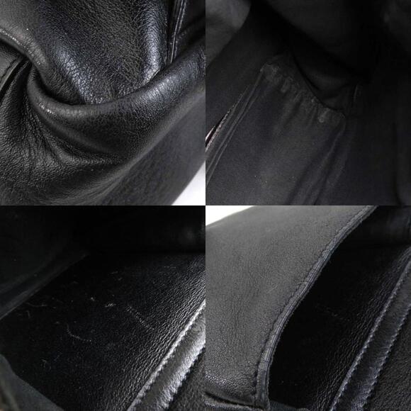 SAINT LAURENT Black Leather Backpack - Picture 3 of 5